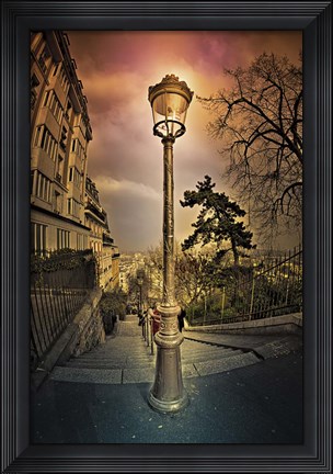 Framed Reverbere Print