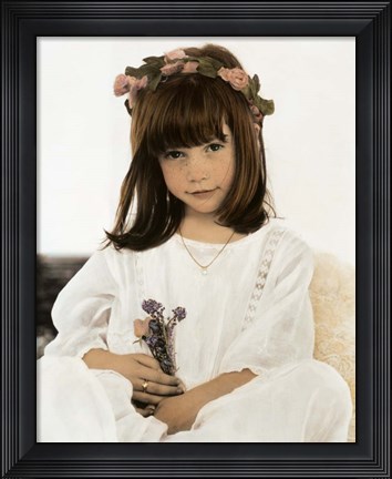 Framed Angel Face Print
