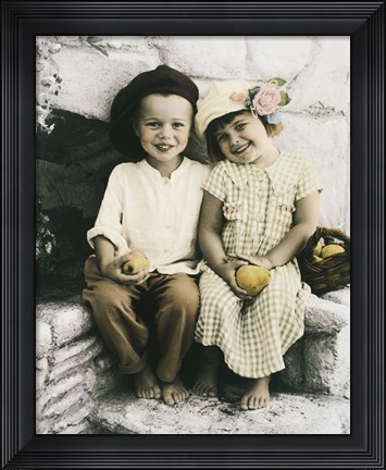 Framed Barefoot In Tuscany Print