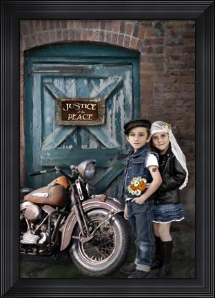 Framed Born 2 Ride Print