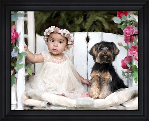 Framed Mia &amp; Gismo Print