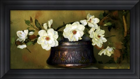 Framed Magnolias Print