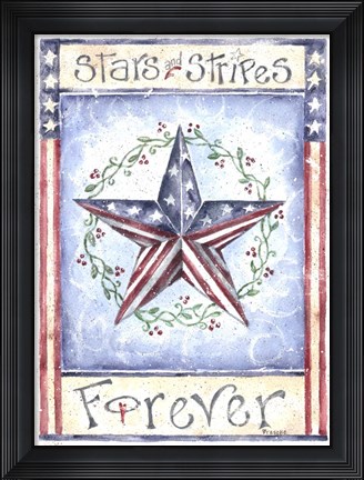 Framed Stars and Stripes Forever Print