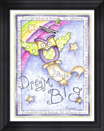 Framed Dream Big Print