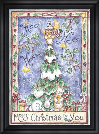 Framed Merry Christmas to You Print