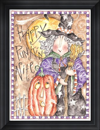 Framed Happy Punkin Print
