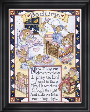Framed Bedtime Prayer Print