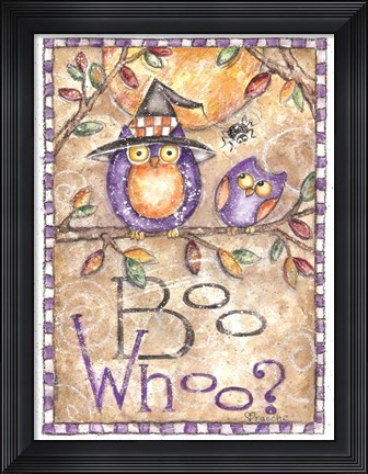 Framed Boo Whoo Print