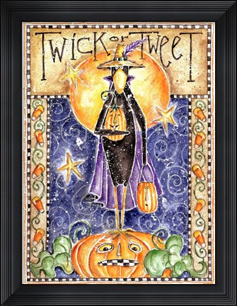 Framed Twick or Tweet Print