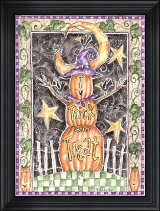 Framed Trick and Treat Print