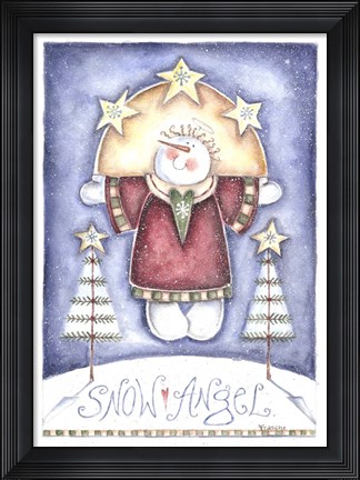 Framed Snow Angel Print