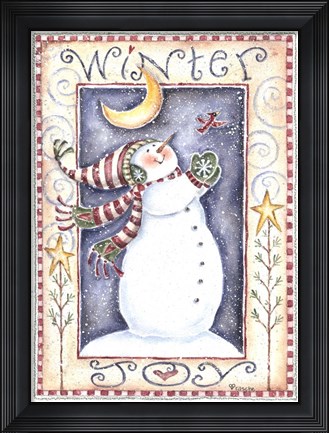 Framed Winter Joy Print