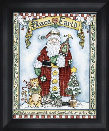 Framed Peace On Earth Print