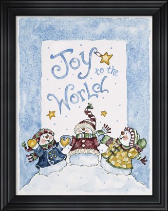 Framed Joy To The World Print