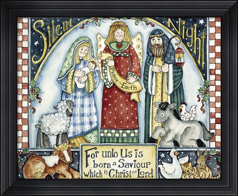 Framed Silent Night Print