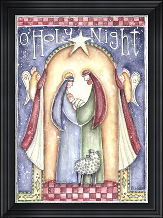 Framed O Holy Night Print