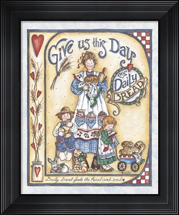 Framed Give Us This Day Print