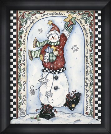 Framed May Every Little Blessing Print