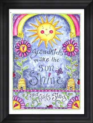 Framed Grandkids Print