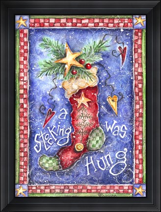 Framed Stockings Were Hung Print