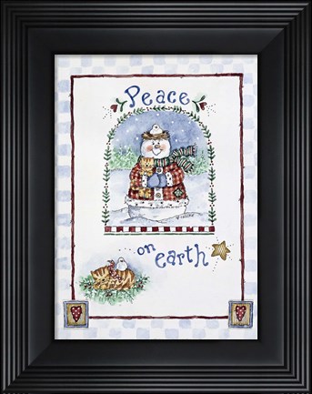 Framed Peace On Earth 2 Print