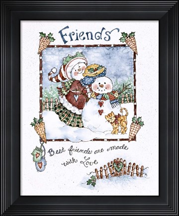 Framed Friends Print