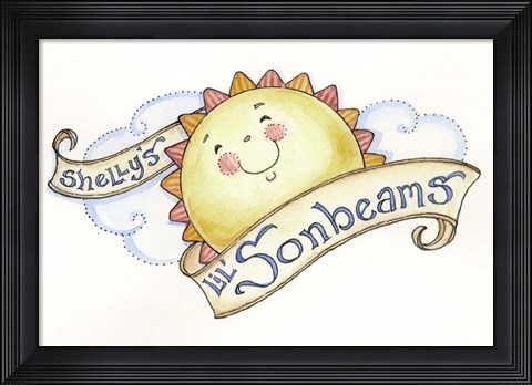 Framed Logo For Sonbeams Print