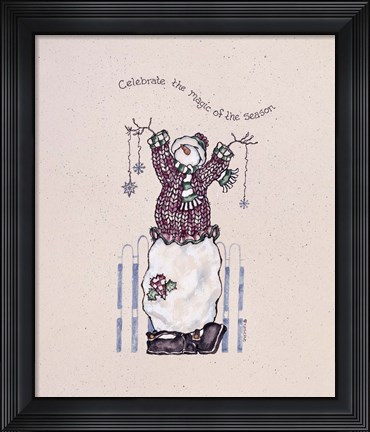Framed Celebrate Print