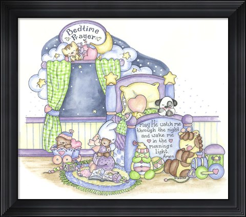 Framed Bedtime Prayer 2 Print
