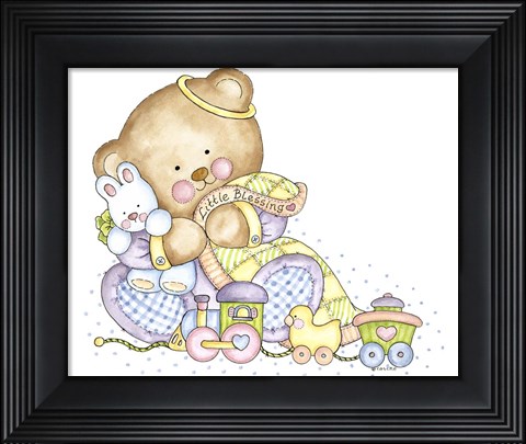 Framed Little Blessing Print