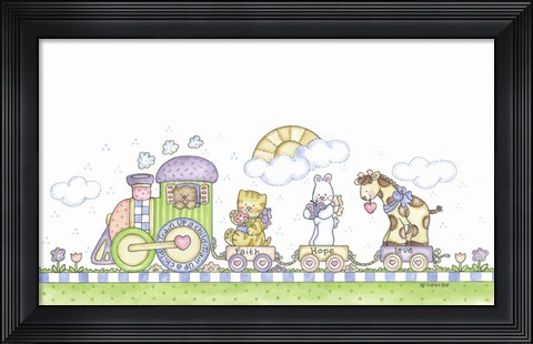 Framed Train Up A Child 2 Print
