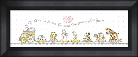 Framed Little Blessings From Above Print
