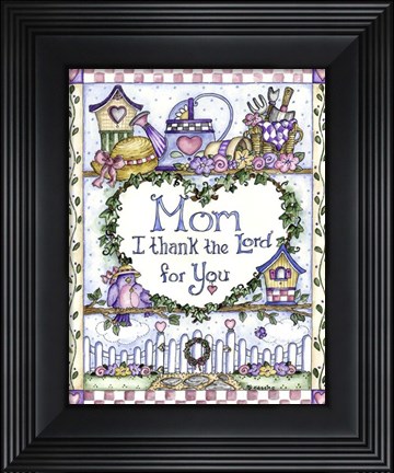 Framed Mom Design Print