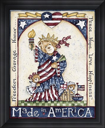 Framed Made In America Print
