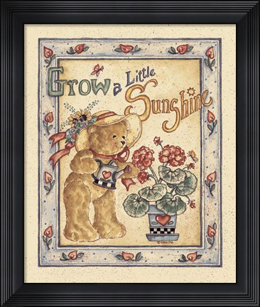 Framed Grow a Little Sunshine Print