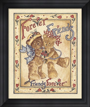 Framed Forever Friends Print