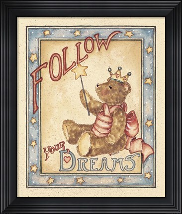 Framed Follow Your Dreams Print