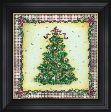 Framed Christmas Tree Print