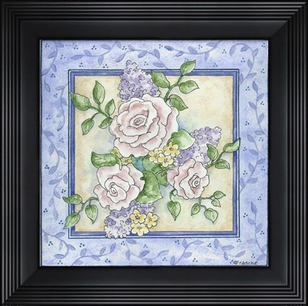 Framed Roses Print