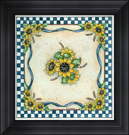 Framed Sunflowers Print