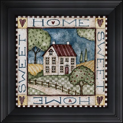 Framed Home Sweet Home Print