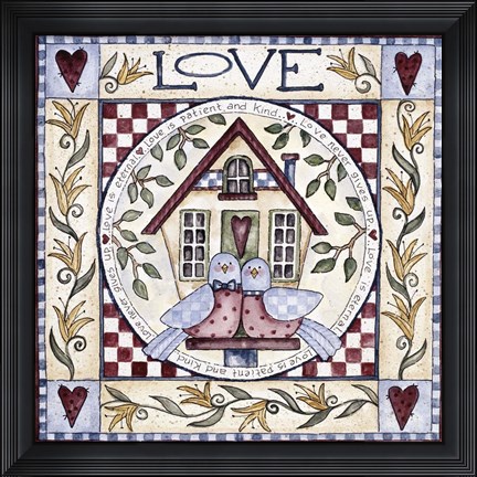 Framed Love Print