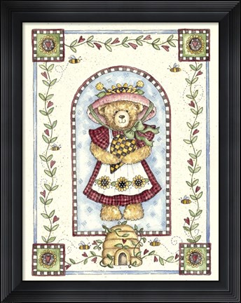 Framed Friend Is A Bee-Utiful Blessing Print