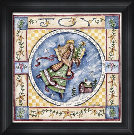 Framed Christmas Joy Print