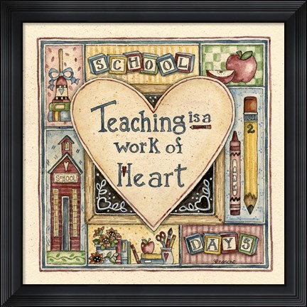 Framed Teaching Print