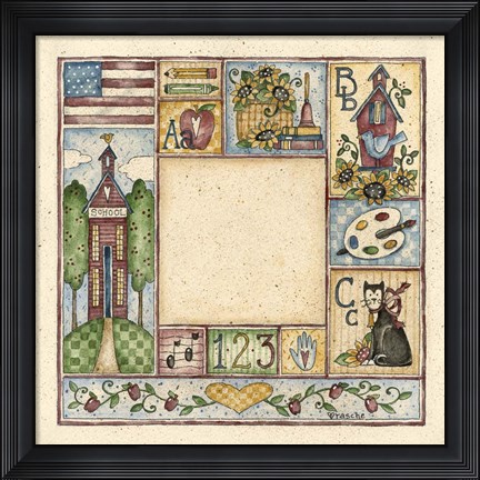 Framed Teacher&#39;s Frame Print