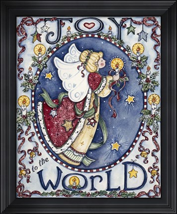 Framed Joy To The World 2 Print