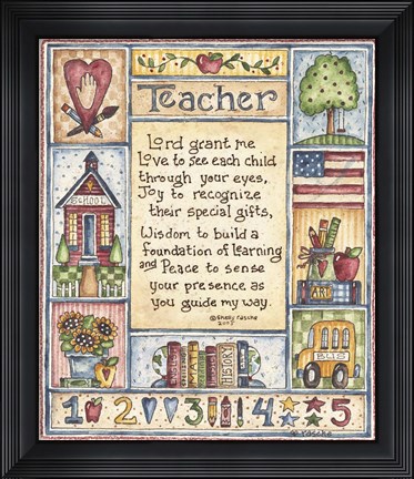 Framed Lord Grant Me To Love Print