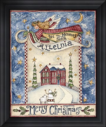 Framed Let The Heavens Sing Print