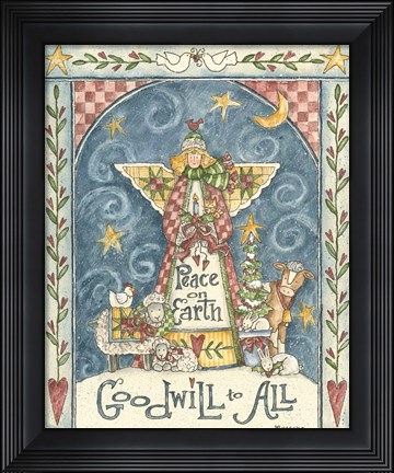 Framed Good Will To All Print